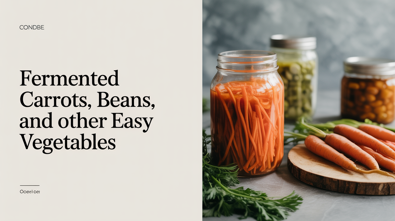 Fermented Carrots, Beans, and Other Easy Vegetables