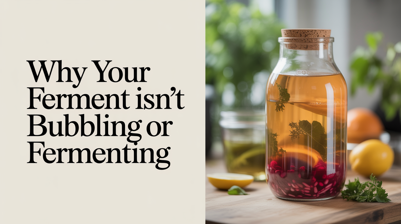 Why Your Ferment Isn't Bubbling or Fermenting